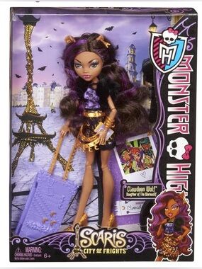 Monster High “Scaris City of Frights”  Clawdeen Wolf doll-NIB